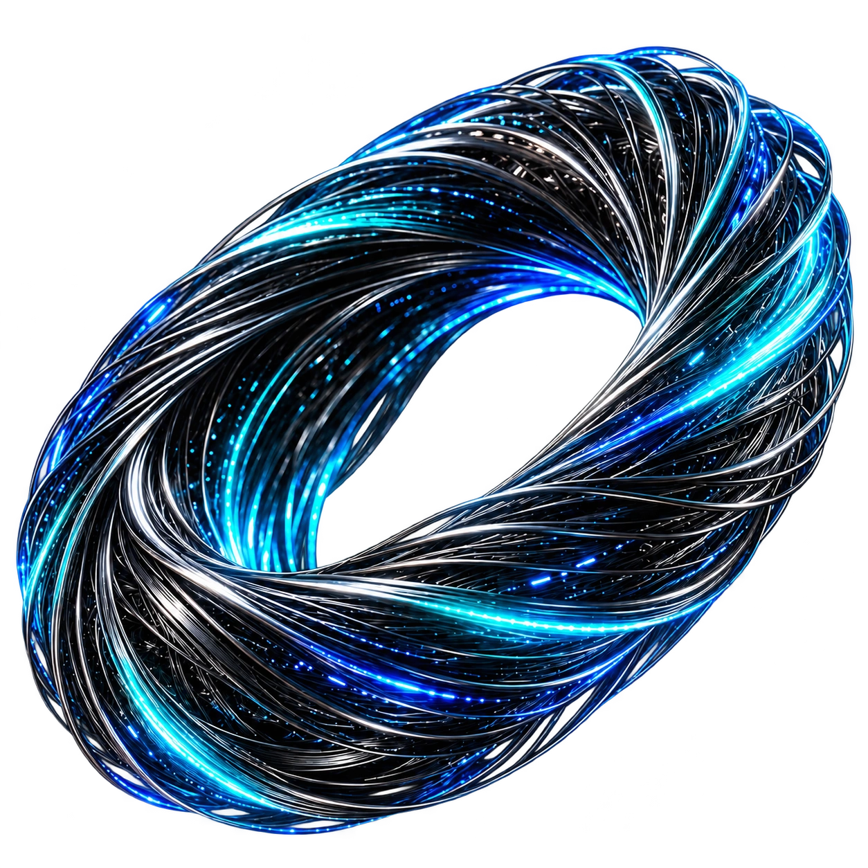 Darkspeed’s electric blue and silver coil of light